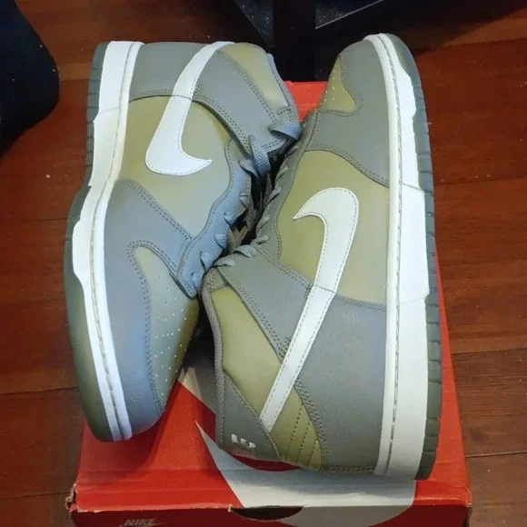 NIB NIKE DUNK MID 'DARK STUCCO' SZ 11.5 - Picture 6 of 8